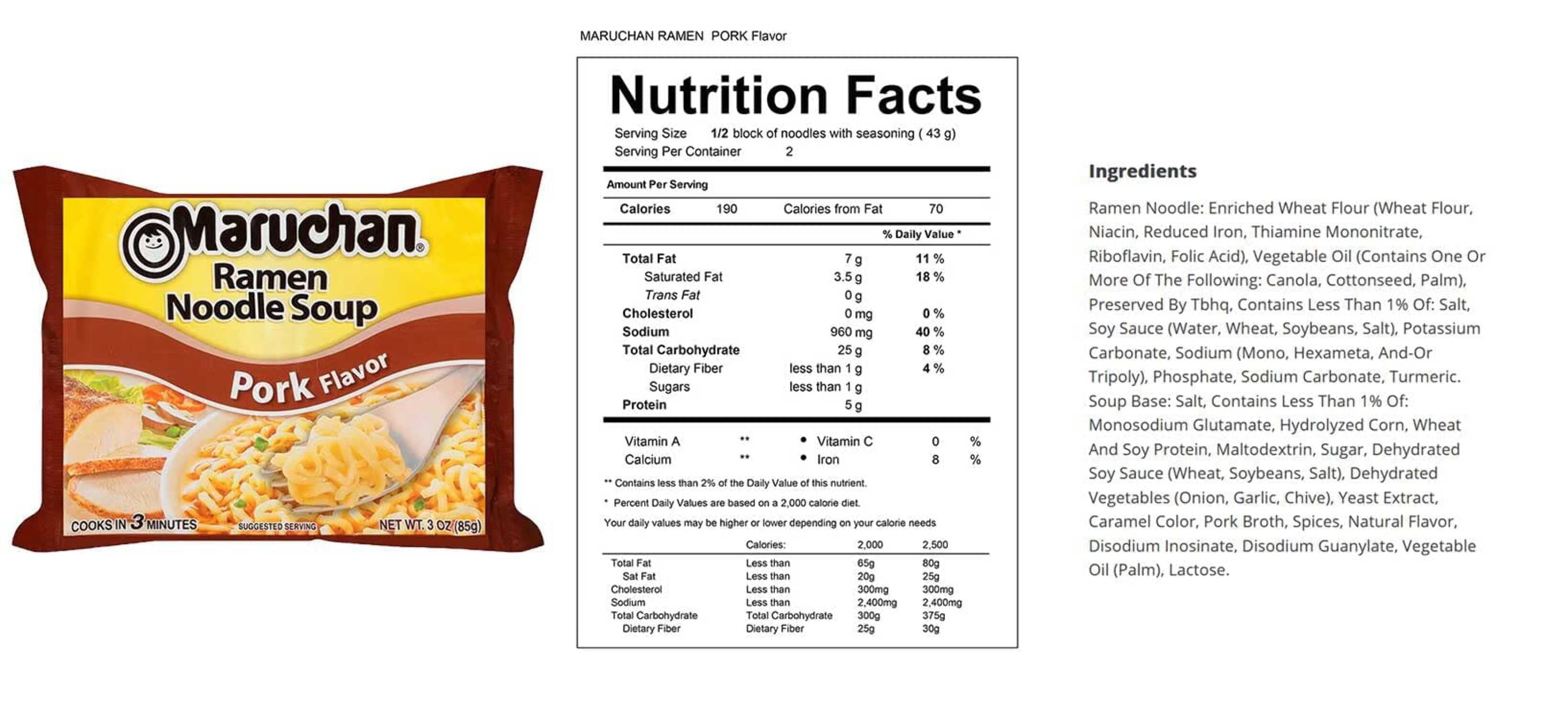 Maruchan Ramen Noodle Soup Variety, 8 Flavors, 3 Ounce, 3 Packages each Flavor, Total 24 Packages