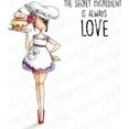 thumbnail image 2 of Stamping Bella Cling Stamps-Curvy Girl Baker, 2 of 3