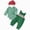 Green, variant on TOWED22 My First Christmas Baby Boy Outfit Stripe Long Sleeve Romper Long Pants with Hat 3Pcs Xmas Clothes Set,Red,9-12 M