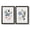 Barnwood Black, variant on Fresh Start I - Premium Framed Canvas 2 Piece Set - Ready to Hang