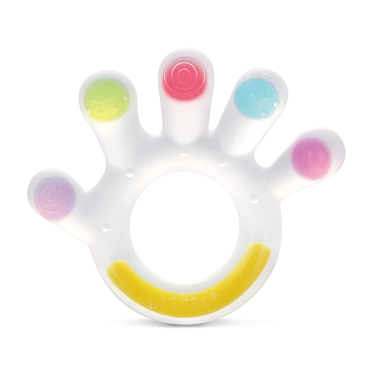 Circle Baby Teething Toy Soft Silicone BPA-free Infant Sensory Chew Pacifier Toy 