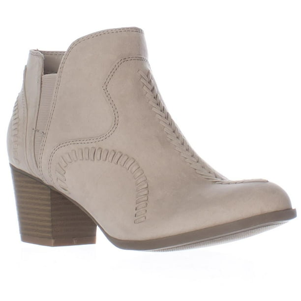 womens pull on ankle booties