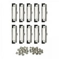 thumbnail image 1 of 3x 10 Uds Clips para tablero de documentos Clips de portapapeles de Metal Clips de portapapeles de escritorio con resorte para suministros de oficina 3 piezas, 1 of 8