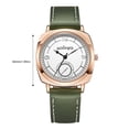 thumbnail image 3 of HBFAGFB Montre Femme Bracelet en Cuir Montre Mode Robe Confortable Rue Facile à Lire Vert, 3 of 3