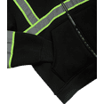 thumbnail image 3 of Bass Creek Outfitters Mens High Vis Hoodie - ANSI Class 3 Sherpa Lined Work Hoodies for Men, 3 of 7