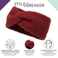 thumbnail image 4 of NWOKYZGH Fuzzy Winter Headbands for Girls, Plain Ear Warmer Headband for Kids, Wide Furry Head Warmers for Women, Cold Weather Thick Stretch Elastic Knot Hair Accessories, 4 of 8
