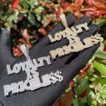 thumbnail image 5 of DUBSS Collier à Griffes pour Hommes Pendentif « Iced Out Loyalty Is Priceless » Bijoux Hip-Hop, 5 of 5