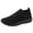 Black, variant on Slip on Walking Shoes for Women Men Mesh Breathable Outdoor Hiking Sneakers Arch Support Gym Athletic Shoe Green Size 9