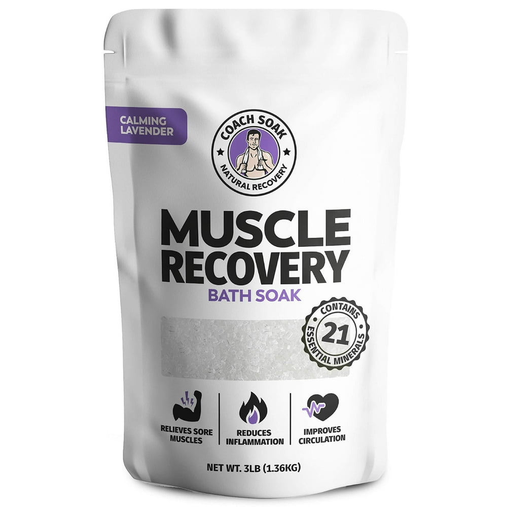Coach Soak Muscle Recovery Bath Soak Natural Magnesium Muscle Relief