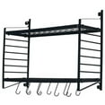 thumbnail image 3 of [US IN STOCK] 2-Tiered Wall Mounted Pot Rack, 3 of 7