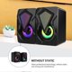 thumbnail image 2 of 1 Pair USB Computer Speaker Professional Computer Speaker Small Computer Speaker (Random Style), 2 of 4