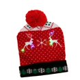 thumbnail image 3 of Tuque de Noël Décontractée en Tricot, Bonnet Chandail pour Intérieur Extérieur Nouvel An double Orignal, 3 of 7