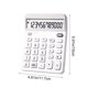 thumbnail image 3 of Calculadora de 12 dígitos con sensación de teclado mecánico simulado, fuente de alimentación dual solar y de batería, calculadora de oficina, calculadora de escritorio portátil con almohadilla antide, 3 of 6