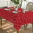 thumbnail image 2 of Kbndieu Polyester Tablecloth Independence Day Table Runner Independence Day Party Tablecloth Suitable for Holiday Decoration Kitchen Table Cloth Living Room Fireplace Cabinet Table Cloth Home Decor, 2 of 6