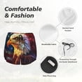 thumbnail image 4 of KLL Geometric American Bald Eagle Pattern Shorts Women,Athletic Shorts High Waisted Running Shorts Pocket Sporty Short Gym Elastic Workout Shorts-Large, 4 of 7