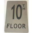 thumbnail image 1 of 10TH FLOOR SIGN (BRUSHED ALUMINUM 8X5)-The Mont argent line., 1 of 2