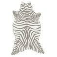 thumbnail image 2 of The Rug Market 25258E ZEBRA GREY SHAPED AREA RUG 8X10, 2 of 2