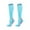 Light blue, variant on Unisex Compression Sports Socks, Nylon Spandex, 2 Sizes, 20-30mmHg, for Running Fitness Hiking, Reduce Fatigue, Improve Circulation