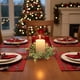 thumbnail image 5 of Candle Aromatherapy Holders Red Fruit Wreath Christmas Desk Arrangement, Red Fruit Wreath Candle Holders, Aromatherapy Candle Holders, Festive Desktop Decor, Home Aromatherapy Supplies, Unique Gift, 5 of 9