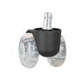 thumbnail image 4 of 5 piezas de ruedas para sillas de oficina, repuesto a granel, ruedas giratorias de 2 pulgadas para trabajo pesado, ruedas para sillas de escritorio, silenciosas para pisos de madera dura, 4 of 5