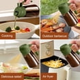 thumbnail image 2 of YARRAMATE 16oz/470ml Oil Sprayer for Cooking w/ Stickers, Dark Brown 2 in 1 Olive Oil Dispenser Bottle for Air Fryer, Salad, Frying, BBQ (Olive Green), 2 of 8