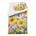 thumbnail image 2 of Flowers and Butterflies Duvet Cover and Pillowcase Set for Single Bedding, Bedroom Accessories for Kids Teens, 2 of 5