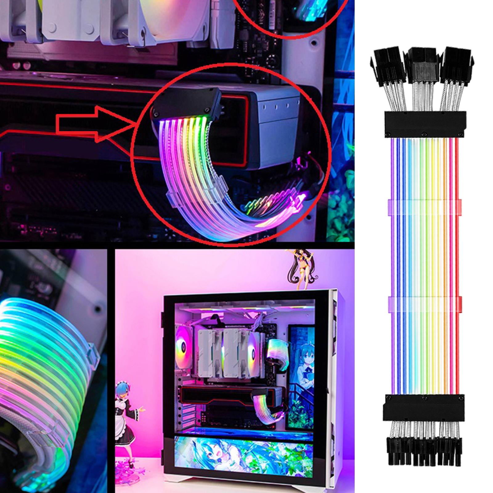 PC PSU Cables GPU Cable GPU Extension RGB Cable PSU PC Extension Cable
