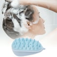 thumbnail image 2 of Unique Bargains 1 Pc Arc Massage Hair Brush for Head Massage 3.94"x2.36"x1.97" Blue, 2 of 6