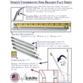 thumbnail image 2 of Sinkit's Brand Sink Bracket for Quick and Easy Sink installation or Sink Repair Kit. Replaces Undermount Sink Clips. No Epoxy or Drilling into Countertops. Made in USA., 2 of 4