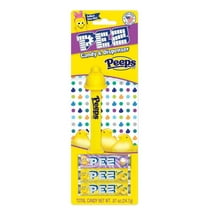 Pez & Peeps, Candy & Dispenser Easter Edition w/ Orange, Lemon & Raspberry
