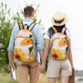 thumbnail image 3 of Geaub sunflower 5 durable canvas backpack: stylish, lightweight, and spacious with adjustable straps, 3 of 7