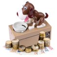 thumbnail image 2 of Hucha automatizada para perros hucha bonita y creativa encantadora para niños (blanco marrón) JShteea Libre de BPA, 2 of 9