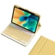 thumbnail image 1 of Funda con teclado kaitesi para iPad Mini A17 Pro/6th Gen, color amarillo, 1 of 7