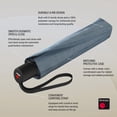 thumbnail image 5 of Knirps A.200 Medium Duomatic Windproof Rain Umbrella for Adults in Soft Storm – Automatic Open Close Design, 38.5" Wind Resistant Canopy, Durable Steel Frame, Travel Case Included, 5 of 7
