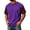 Purple, variant on ZXLBBD Mens T Shirts Halloween Ribbed Pumpkin Graphic Tee Short Sleeve Crew Neck T Shirt Party Daily Versatile T-Shirts for Man Dailywear,Orange,S