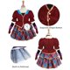 thumbnail image 5 of Disfraz de Sombrerero Loco de Nuoqi para niñas, Halloween, con accesorios, 5 of 8