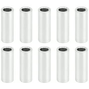 10Pcs Round Spacer Aluminum Alloy Unthreaded Standoff Support Fittings 6mm Outer DiameterLong 14mm DANYOU