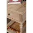 thumbnail image 6 of Linon Mavis Side Table with Drawer and Shelf in Rustic Natural Brown Wood, 6 of 12