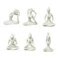 thumbnail image 3 of Kearding de figurita de Poses de Yoga de arte abstracto, adorno de estilo moderno, suministro decorativo, artesanía para el hogar, la Oficina, Decoración del hogar Tipo 3, 3 of 6