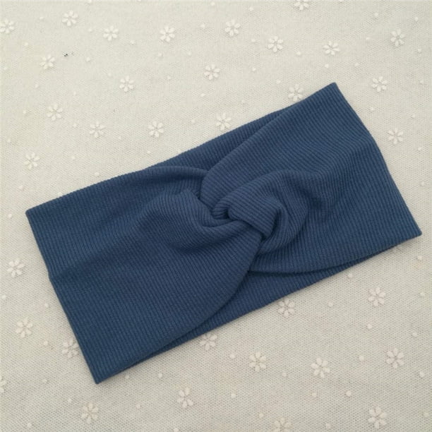 Banda para el cabello con hilo de algodón, banda para el cabello con forma de cruz, banda para el cabello para yoga, banda elástica deportiva para mujer