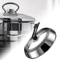 thumbnail image 1 of Tapa para olla de sopa, tapa para olla de cocción con asa, tapa de acero inoxidable para olla de freír, tapa universal para sartén, accesorios de 30 centímetros, 1 of 8