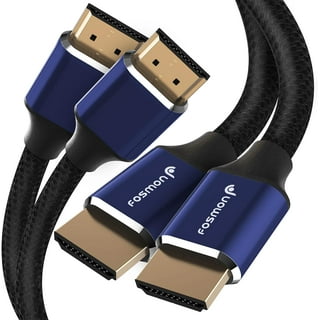 Fosmon HDMI 2.1 Cable 8K@60Hz 1ft, Premium Certified in-Wall CL3 Rated,  48Gbps Ultra High Speed, 4K@120Hz, Dynamic HDR, HDCP 2.3, 3D, eARC, 30AWG