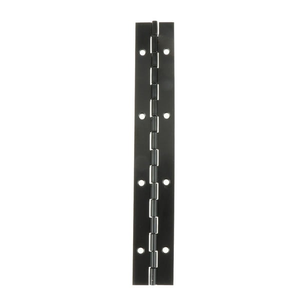 Bisagra de piano de alta resistencia con orificios, bisagra fija plegable continua de acero inoxidable. 200x30x1mm