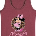 thumbnail image 3 of Mickey & Friends - Minnie Leopard Print - Women's Racerback Tank Top, 3 of 5