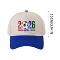 thumbnail image 5 of USA CAN MEX 2026 Host Soccer Cap - Washed Cotton Adjustable Hat For Men Women Sports Fans, 5 of 5