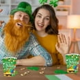 thumbnail image 4 of Linnome Irish St Patrick's Day Themed Disposable Party Tableware Clovers Print Plates Napkins And Cups, 4 of 7