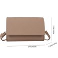 thumbnail image 2 of Bolsa De Hombro Bolsa de hombro para mujer PU cuero bandolera solapa elegante mensajero caqui Ndcxsfigh Para Estrenar, 2 of 4
