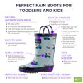 thumbnail image 3 of Oaki Kids Waterproof Rain Boots with Easy-On Handles, 3 of 3