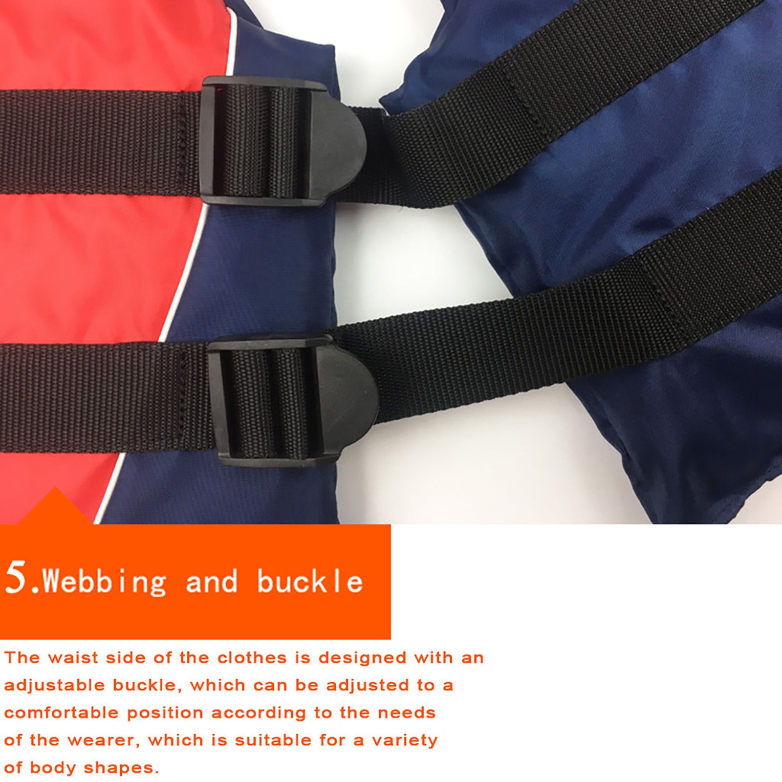 EUDIDV Life Jackets for Adults Adults Life Jacket Aid Vest Kayak Ski Buoyancy Fishing Watersport;Life Jackets for Kids