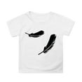 thumbnail image 1 of Girls Summer Tops Cute Printed Round Neck Tees Stretchy Breathable Comfortable For Outdoor Activities Age 3-13, 1 of 4